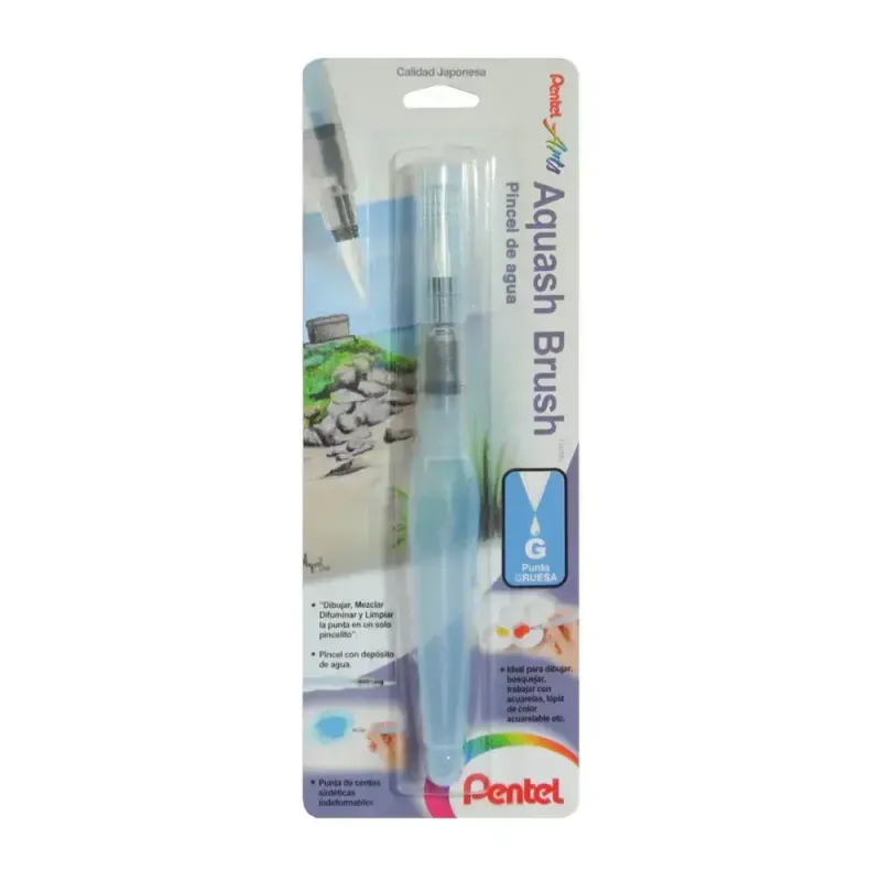 Pincel De Depósito De Agua Pentel Punta Gruesa