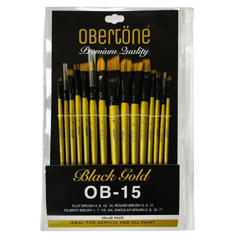 Set De Pinceles Obertöne OB15 Black Gold Hair PQ