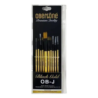 Set De Pinceles Obertöne OBJ Black Gold Hair PQ
