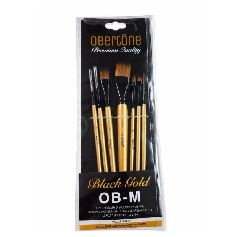 Set De Pinceles Obertöne OBM Black Gold Hair PQ