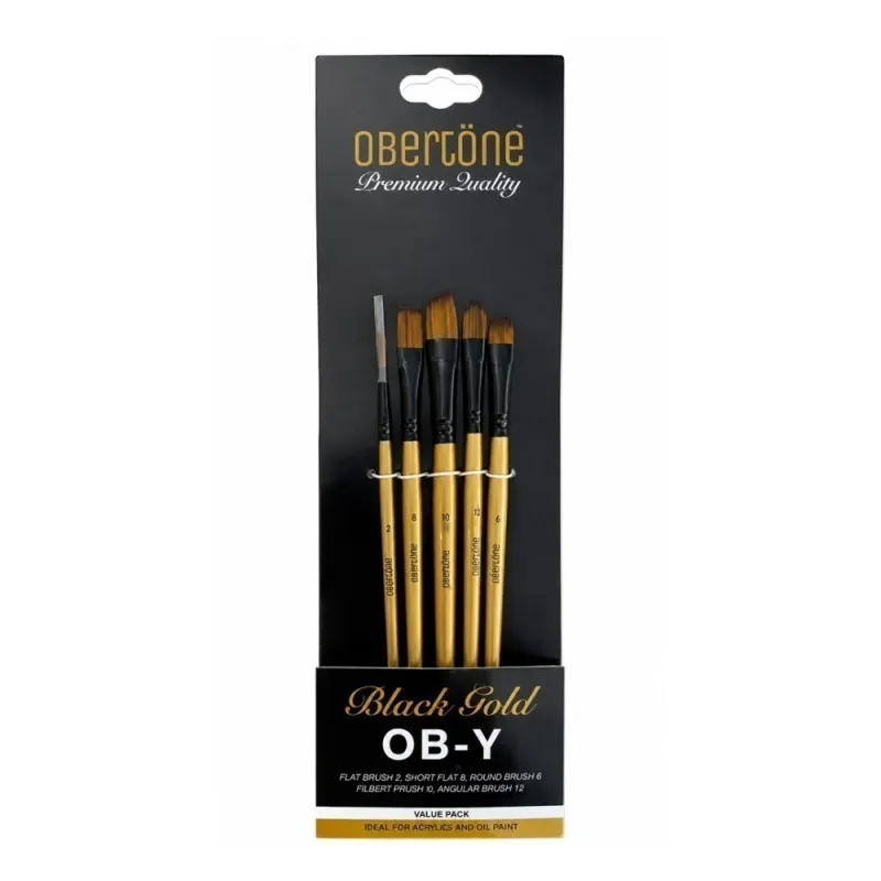 Set De Pinceles Obertöne OBY Black Gold Hair PQ