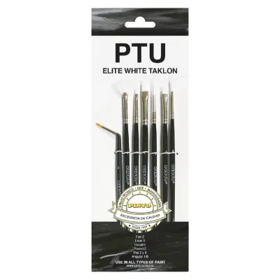 Set Pincel Pinto PTU Élite White Taklon