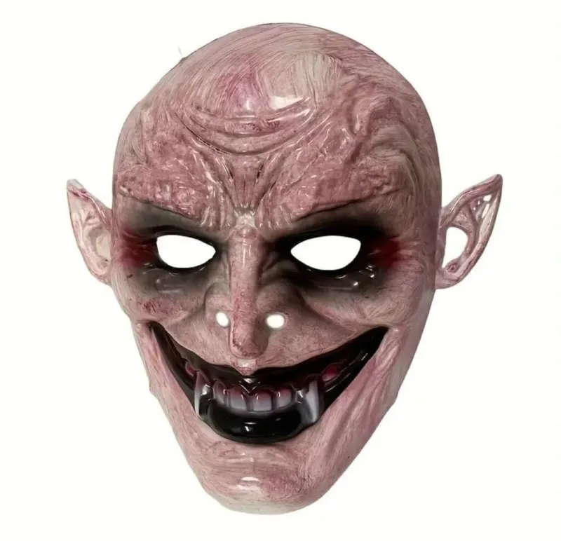 Máscara De Vampiro Terrorífico De Plástico